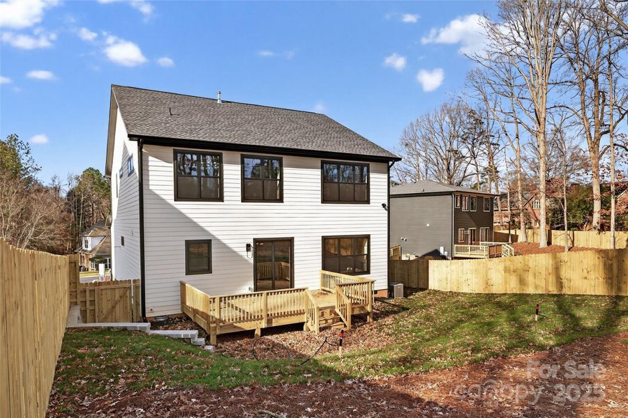Exterior details and patio area of a home in , Charlotte (Image 27).