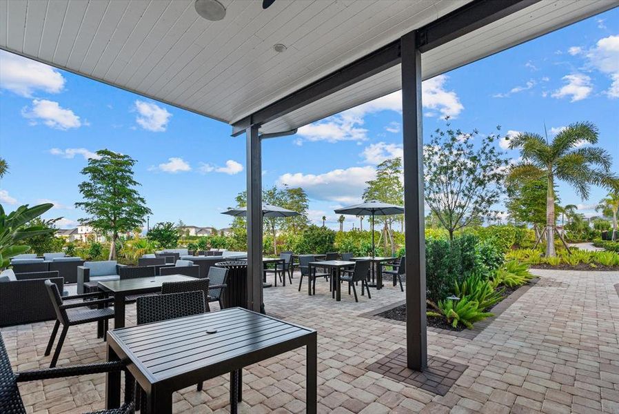 Exterior details and patio area of a home in Star Farms at Lakewood Ranch, Bradenton (Image 21). Exterior details and patio area of a home in Star Farms at Lakewood Ranch, Bradenton (Image 21).