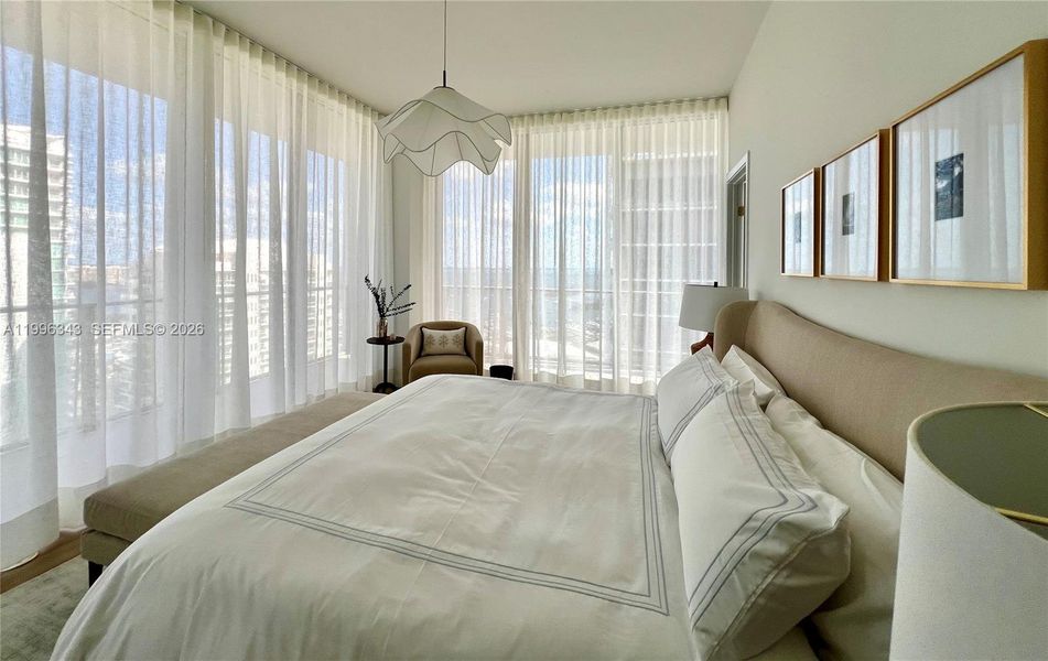 Furnished interior view inside a new home in Mr. C Residences, Miami (Image 12).
