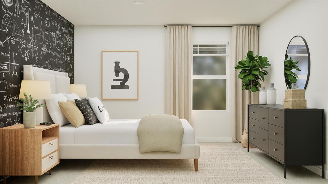 Furnished interior view inside a new home in Binford Creek, Waller (Image 14).