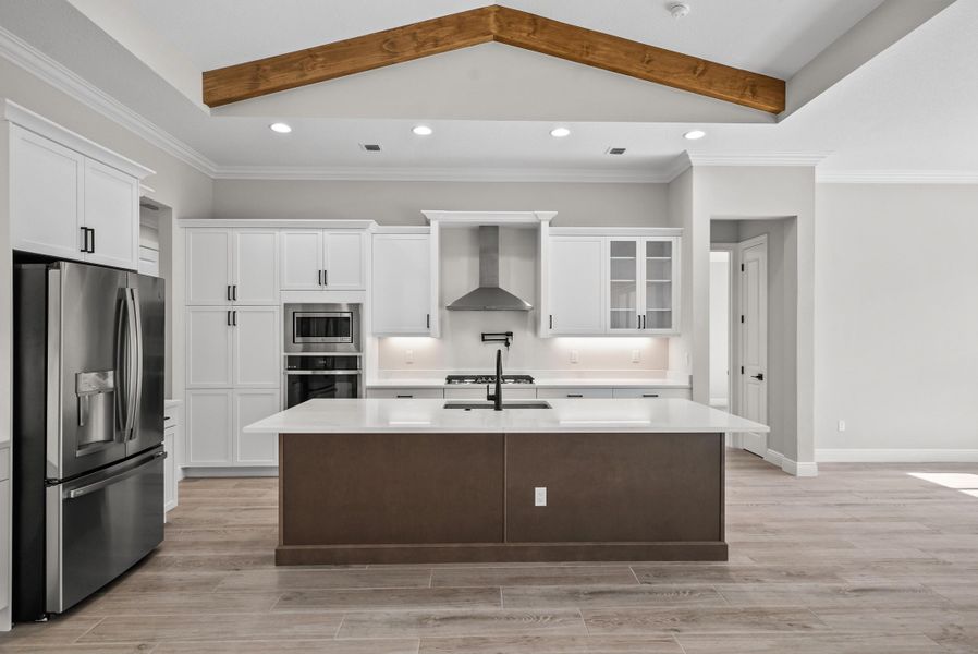 Representative furnished interior of a home built from the Weston Signature by GHO Homes in High Pointe, Vero Beach (Image 10).