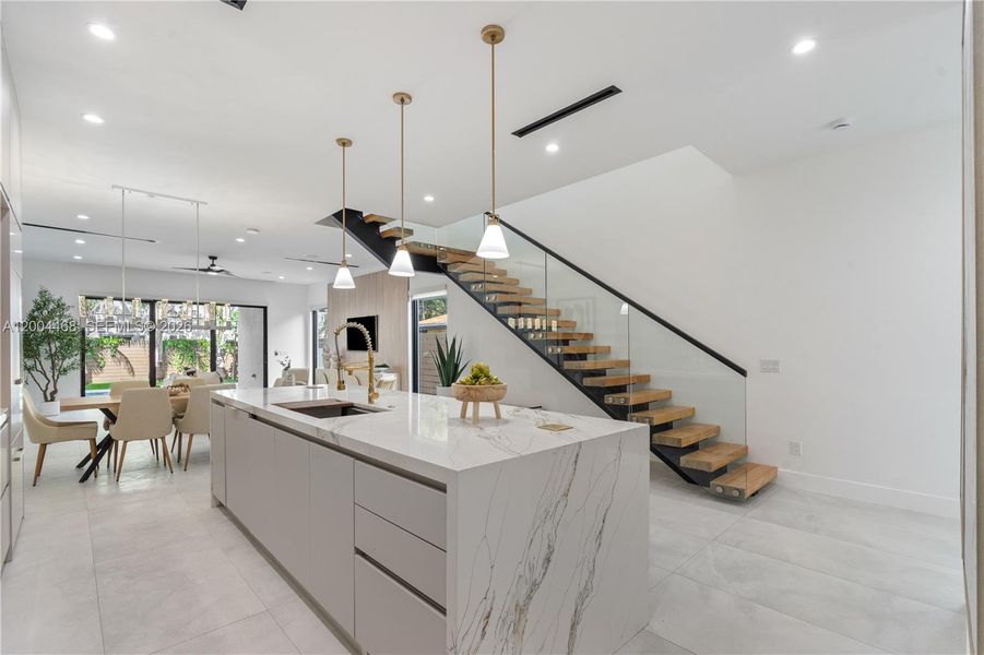 Furnished interior view inside a new home in , Fort Lauderdale (Image 12).