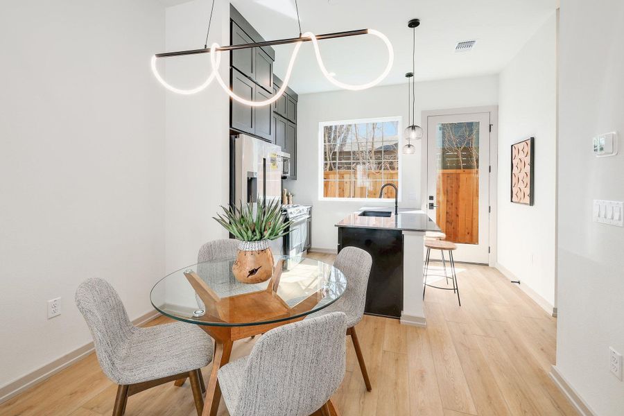 Furnished interior view inside a new home in , Austin (Image 7).