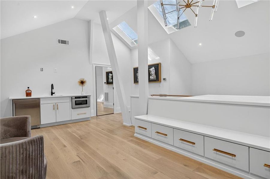 Furnished interior view inside a new home in , Atlanta (Image 49).