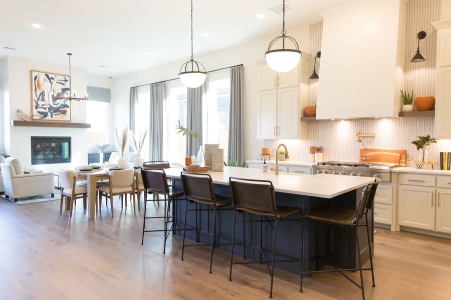 Representative furnished interior of a home built from the 6011 by Tradition Homes in Mustang Lakes, McKinney (Image 27).