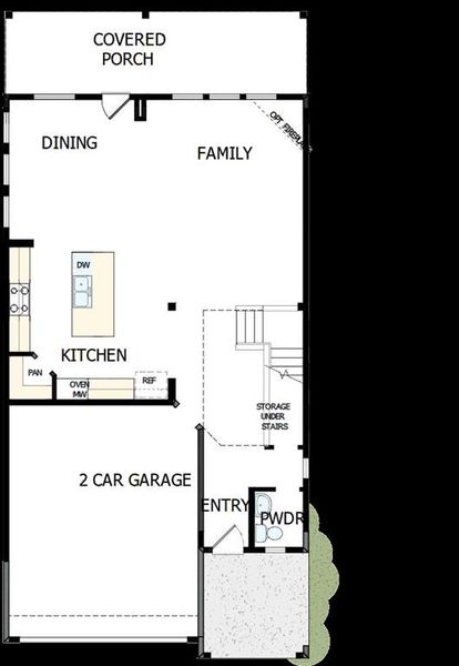 2D floor plan layout of this home in Solterra - Garden Series, Mesquite, TX (Image 2). 2D floor plan layout of this home in Solterra - Garden Series, Mesquite, TX (Image 2).