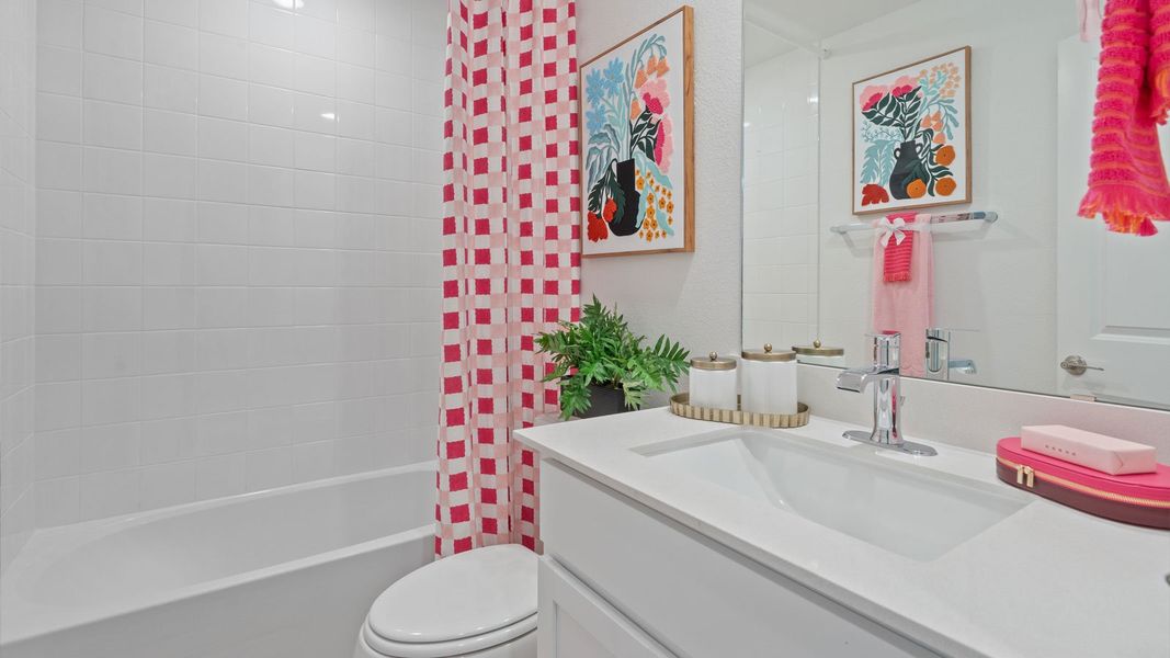 Furnished interior view inside a new home in Avery Centre, Round Rock (Image 35).