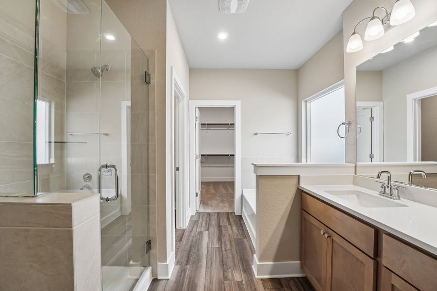 Furnished interior view inside a new home in Hartrick Ranch, Temple (Image 4).