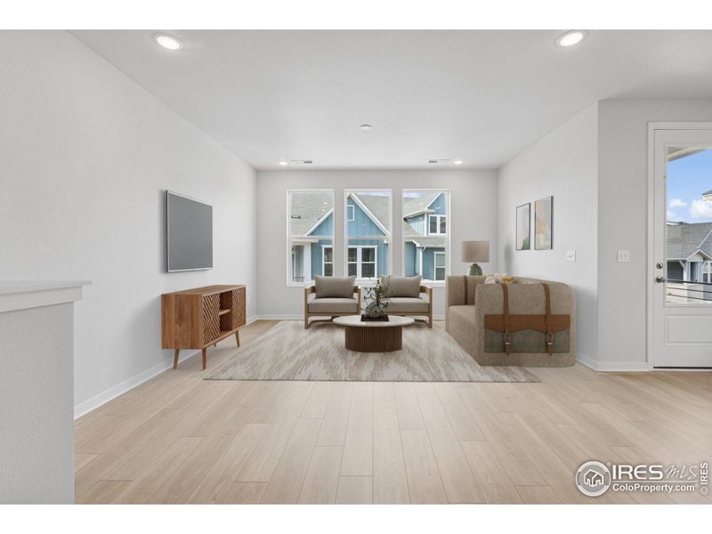 Furnished interior view inside a new home in , Loveland (Image 11).