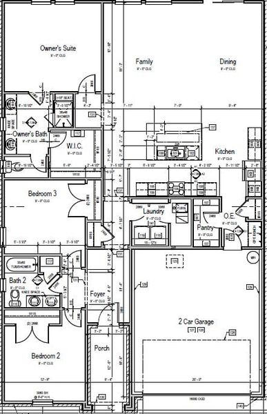 2D floor plan layout for the Oasis View by View Homes in Weltner Farms 50’s, New Braunfels, TX (Image 3). 2D floor plan layout for the Oasis View by View Homes in Weltner Farms 50’s, New Braunfels, TX (Image 3).
