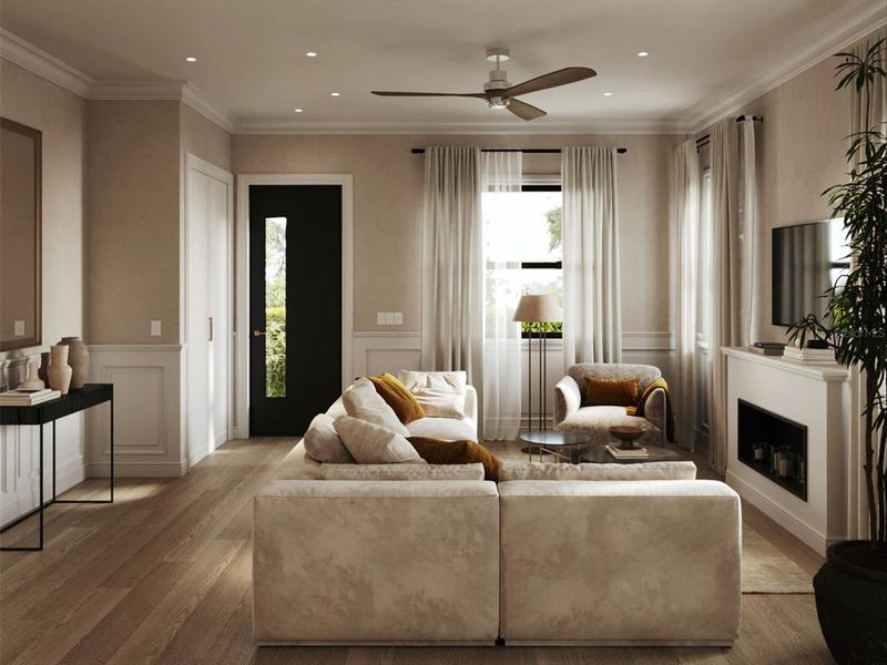 Furnished interior view inside a new home in , Port Charlotte (Image 10).