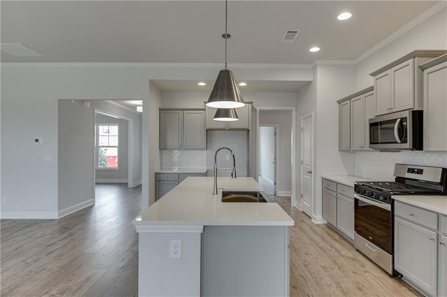 Furnished interior view inside a new home in , Jefferson (Image 5).