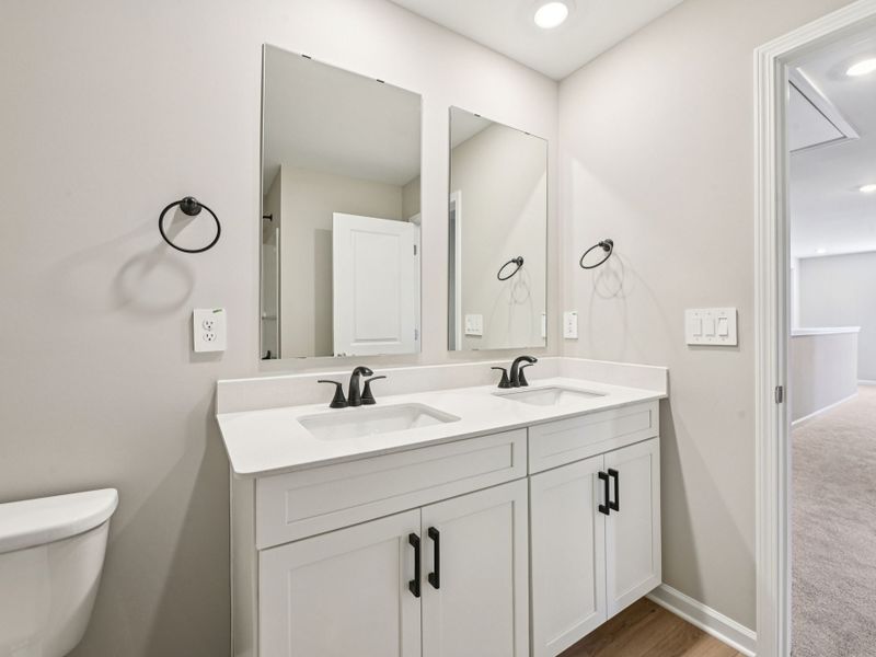 Furnished interior view inside a new home in Watkins Glen, Raleigh (Image 9).