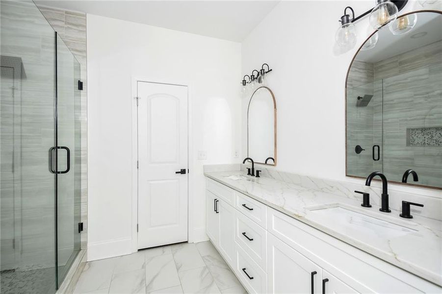 Furnished interior view inside a new home in , Lilburn (Image 12). Furnished interior view inside a new home in , Lilburn (Image 12).