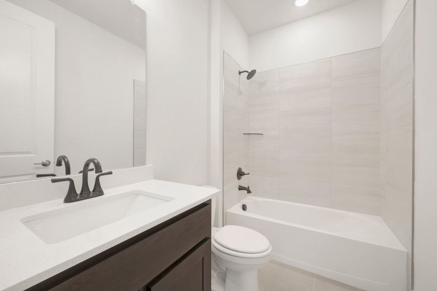 Furnished interior view inside a new home in View at the Reserve, Mansfield (Image 13).