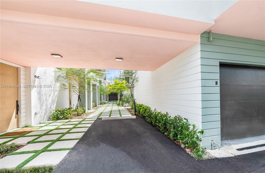 Exterior details and patio area of a home in , Miami (Image 20). Exterior details and patio area of a home in , Miami (Image 20).