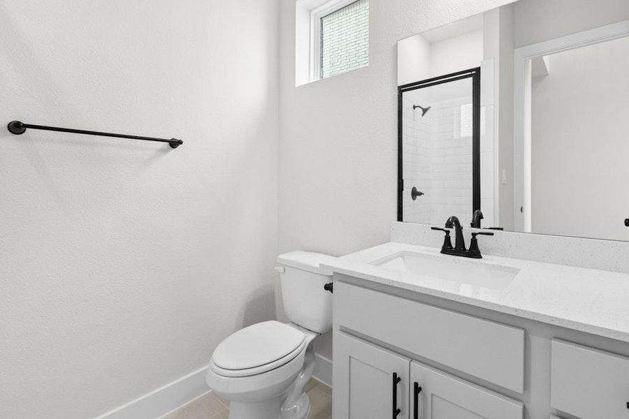 Furnished interior view inside a new home in Blackhawk, Pflugerville (Image 8).
