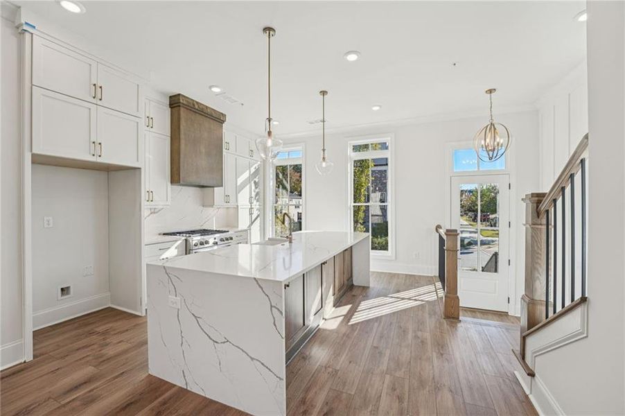 Furnished interior view inside a new home in Towns on Thompson, Alpharetta (Image 16).