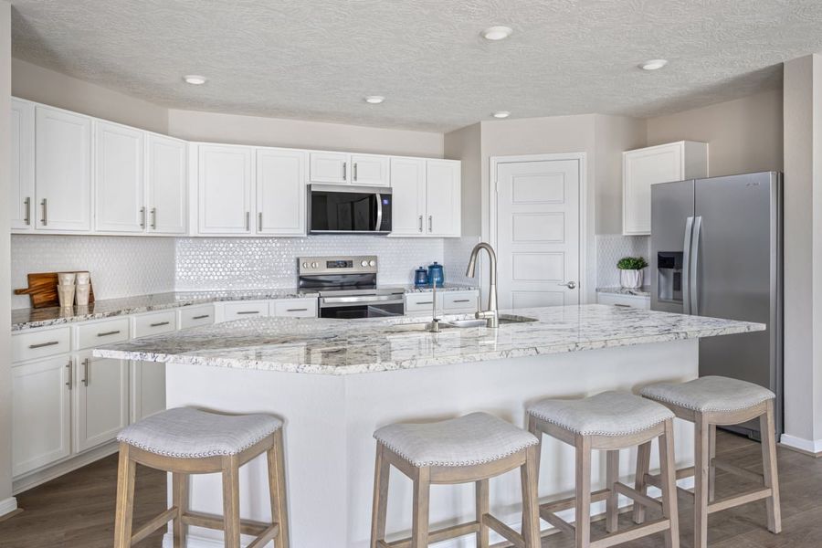 Representative furnished interior of a home built from the 1549 Modeled by KB Home in Madera Trails, New Caney (Image 5). Representative furnished interior of a home built from the 1549 Modeled by KB Home in Madera Trails, New Caney (Image 5).