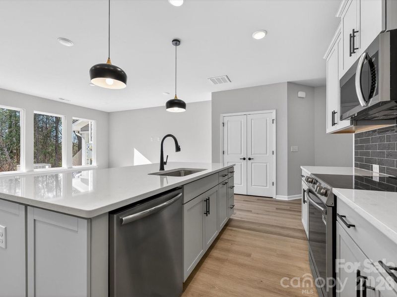 Furnished interior view inside a new home in Westview Towns, Waxhaw (Image 10).