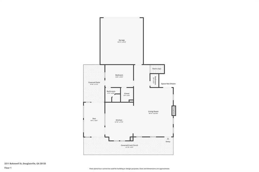 2D floor plan layout of this home in , Douglasville, GA (Image 7).