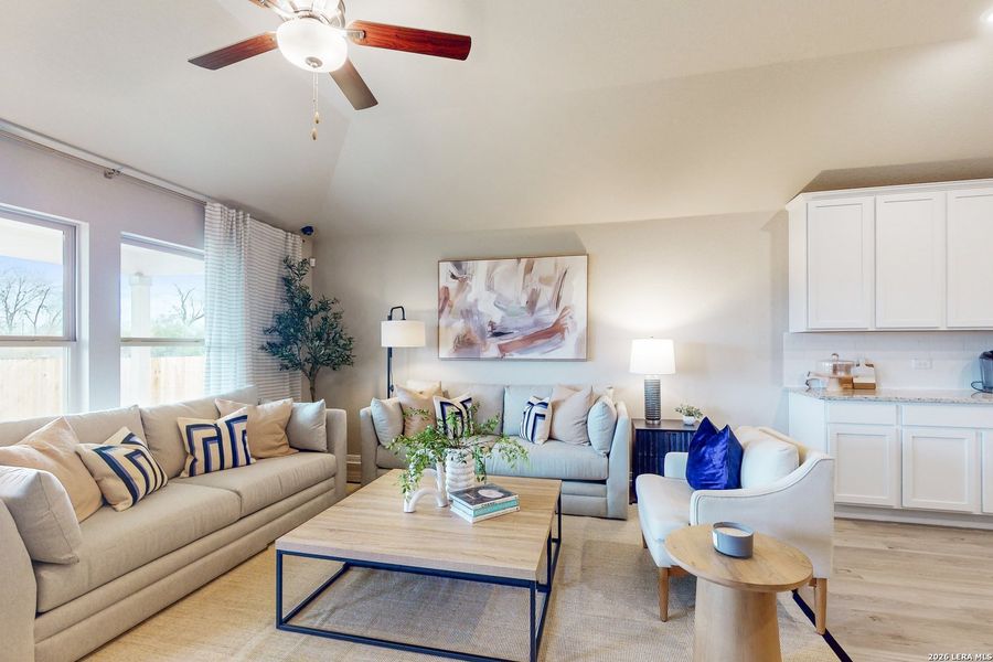 Furnished interior view inside a new home in Agave, San Antonio (Image 17).