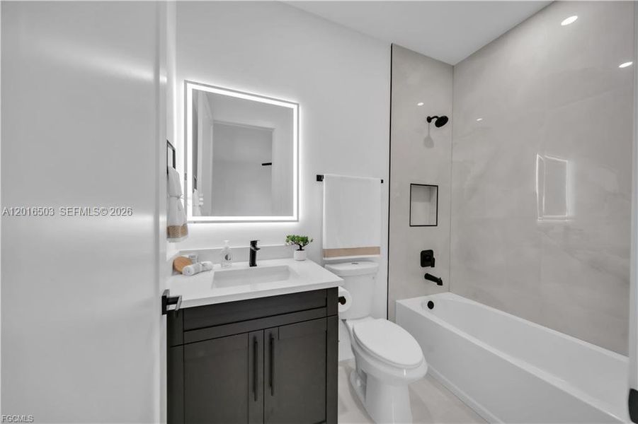 Furnished interior view inside a new home in , Lehigh Acres (Image 10).