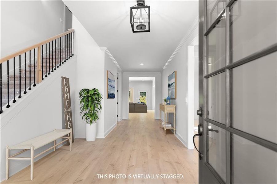 Furnished interior view inside a new home in , Greensboro (Image 9).