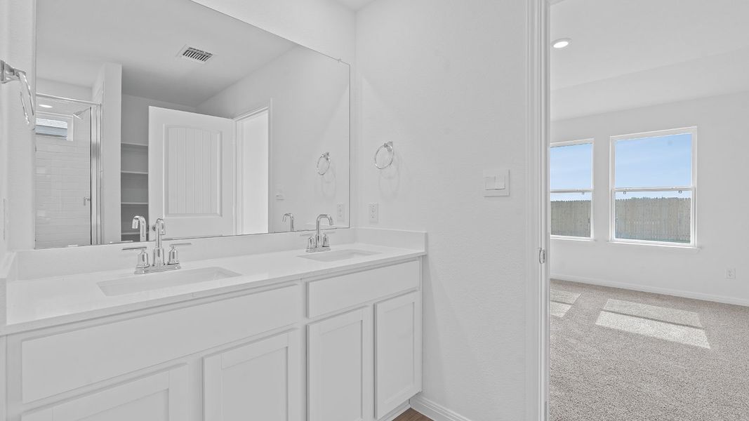 Furnished interior view inside a new home in Carillon, Manor (Image 14). Furnished interior view inside a new home in Carillon, Manor (Image 14).