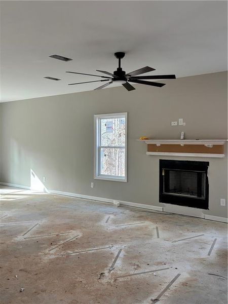 In-progress construction of a new home in , Monticello, GA (Image 6).