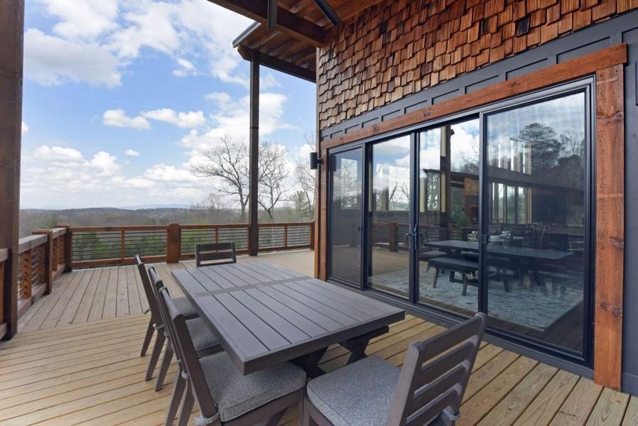 Exterior details and patio area of a home in , Blue Ridge (Image 25). Exterior details and patio area of a home in , Blue Ridge (Image 25).