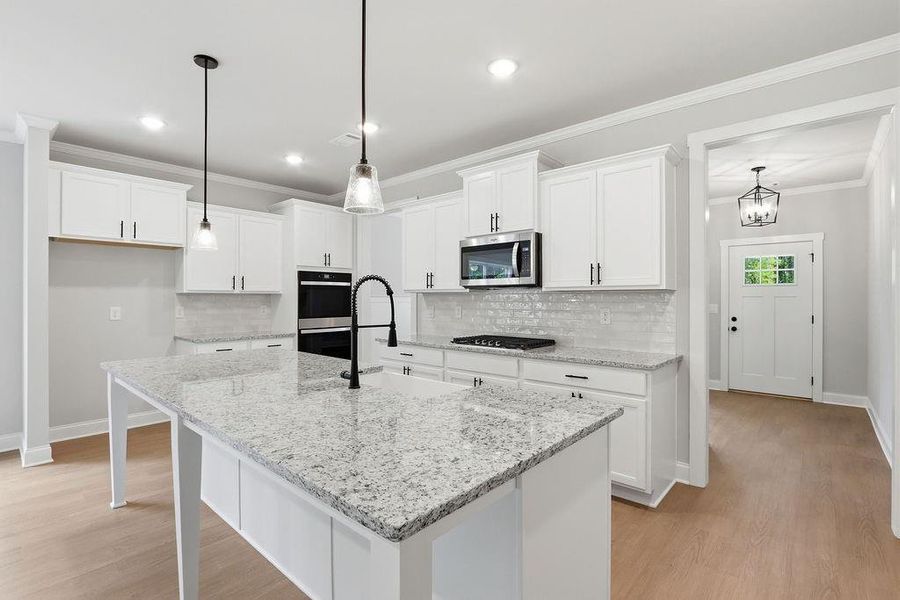 Furnished interior view inside a new home in , Covington (Image 5).