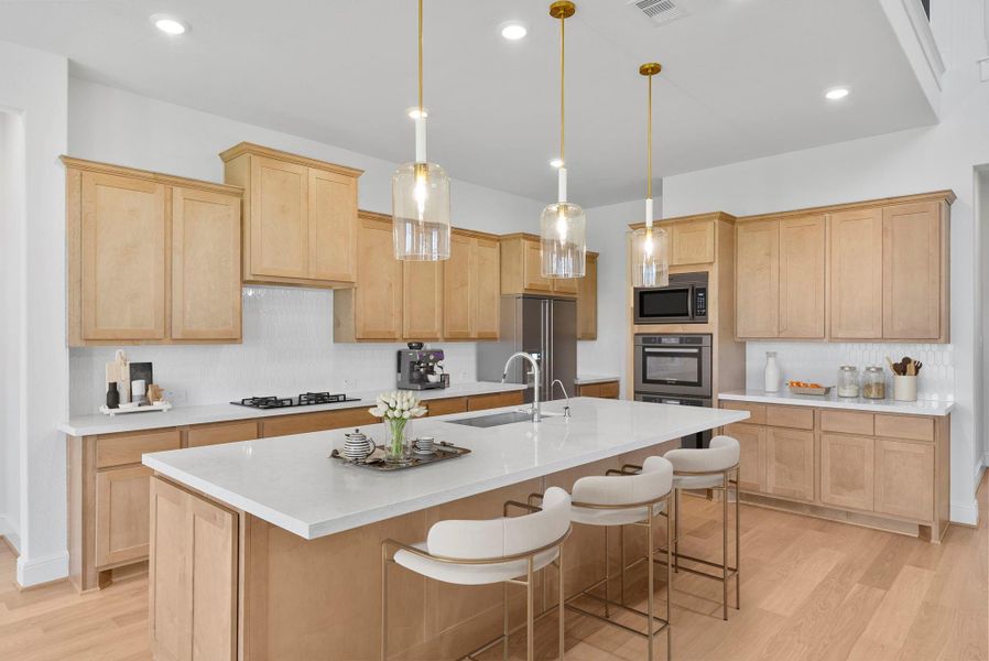 Furnished interior view inside a new home in Harvest Green, Richmond (Image 9).