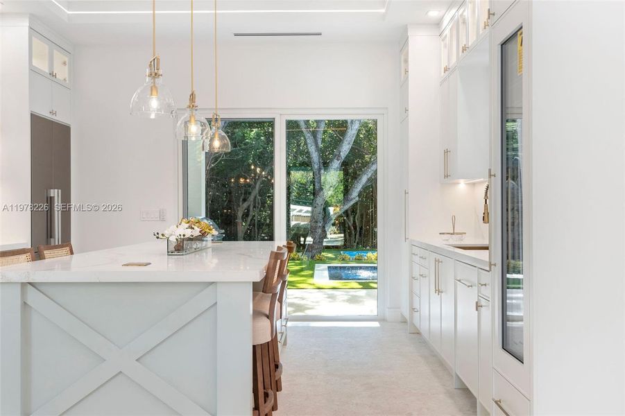 Furnished interior view inside a new home in , Islamorada, Village of Islands (Image 14).