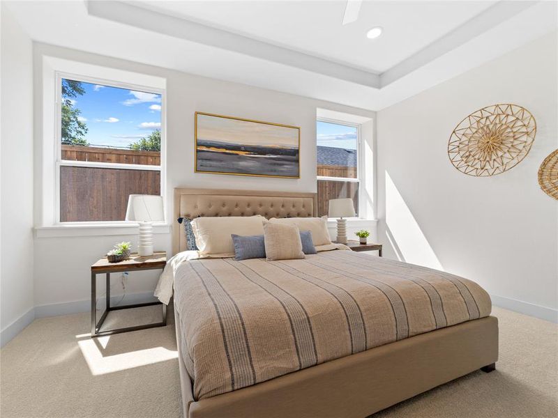 Furnished interior view inside a new home in , Dallas (Image 18).