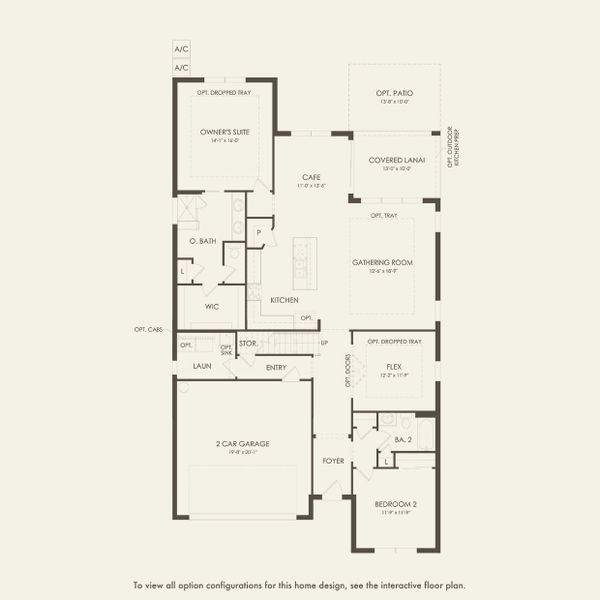 2D floor plan layout for the Coral by Pulte Homes in Lakehaven Estates, Clermont, FL (Image 4). 2D floor plan layout for the Coral by Pulte Homes in Lakehaven Estates, Clermont, FL (Image 4).