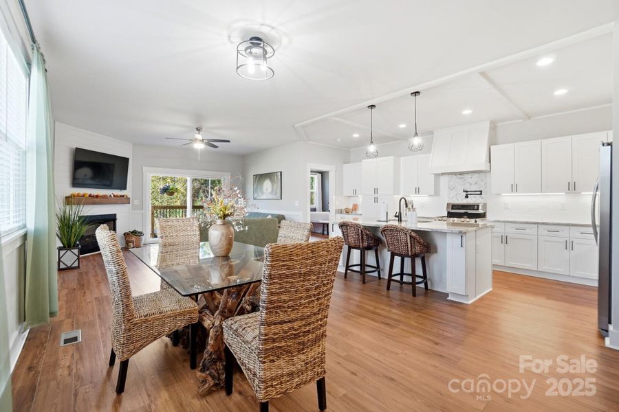 Furnished interior view inside a new home in , Clover (Image 23).