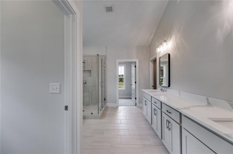 Furnished interior view inside a new home in The Meadows at Lake Circle, Buchanan (Image 12).