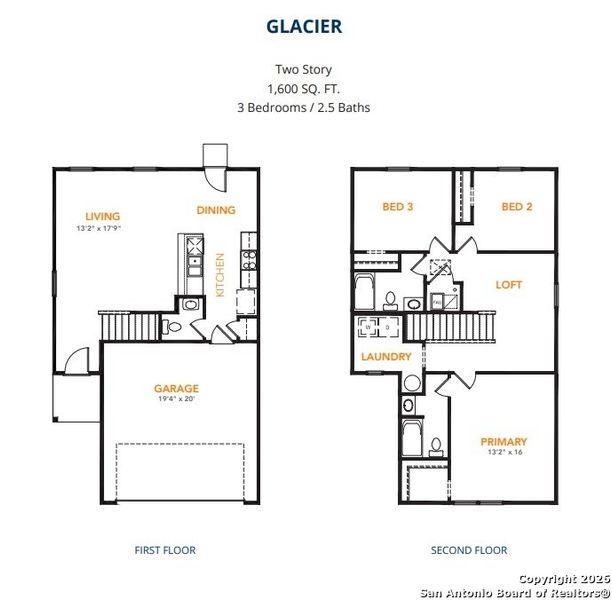 2D floor plan layout of this home in The Park, Uvalde, TX (Image 1). 2D floor plan layout of this home in The Park, Uvalde, TX (Image 1).