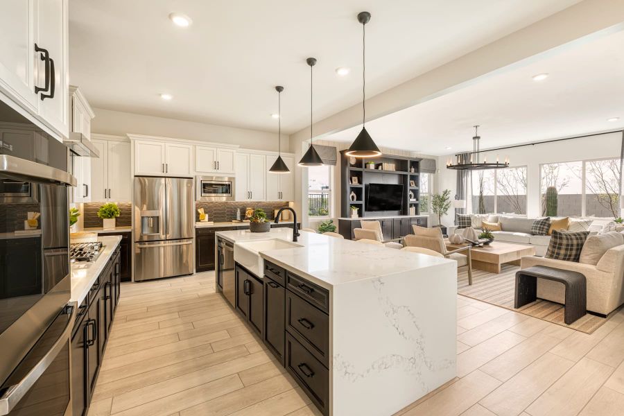 Representative furnished interior of a home built from the Safflower Plan 40-4 by Tri Pointe Homes in Soleo, San Tan Valley (Image 10).