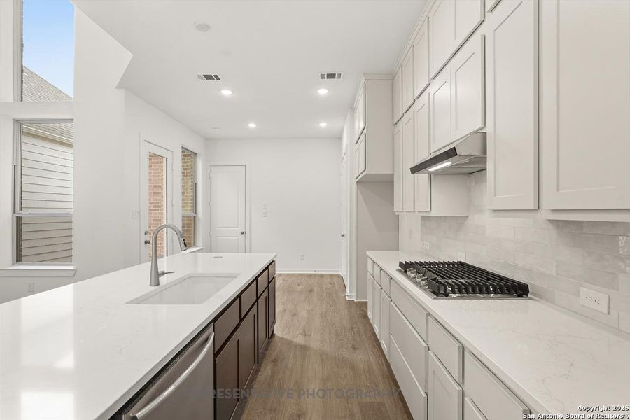 Furnished interior view inside a new home in Davis Ranch: 45ft. lots, San Antonio (Image 8).