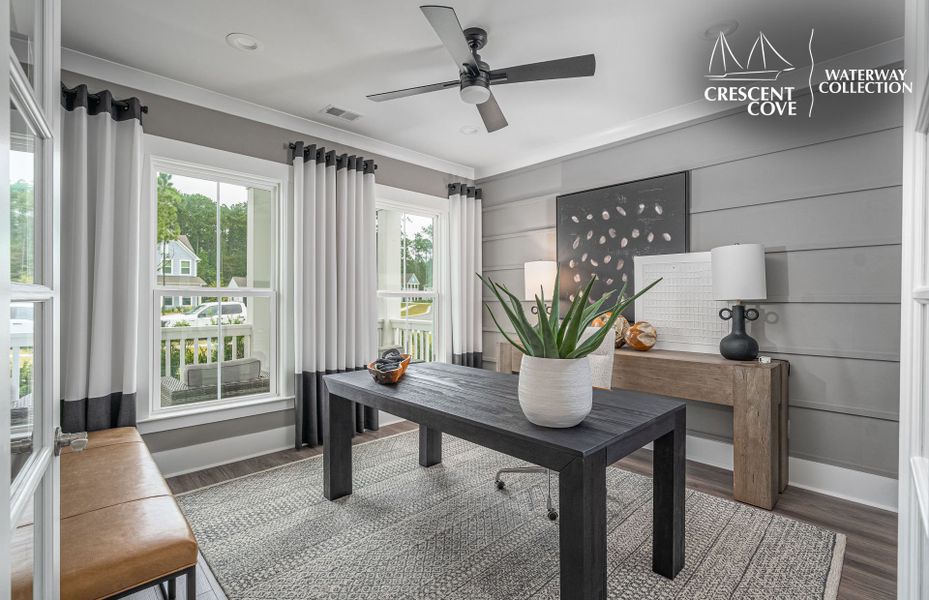 Representative furnished interior of a home built from the Woodward - Waterway Collection by Pulte Homes in Crescent Cove, Myrtle Beach (Image 21).