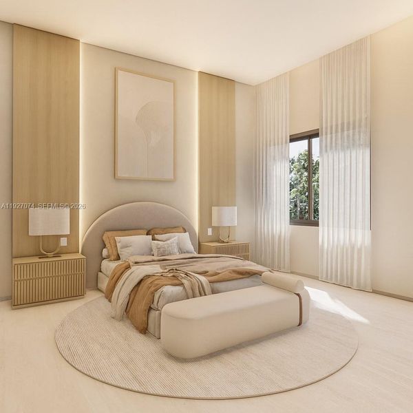 Furnished interior view inside a new home in , Lighthouse Point (Image 8).