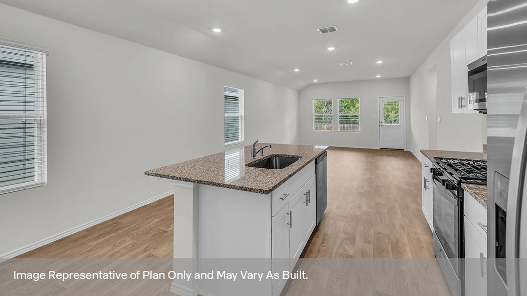 Representative furnished interior of a home built from the The Caroline by D.R. Horton in Bollinger, Maxwell (Image 11).