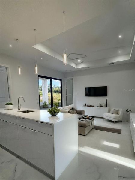 Furnished interior view inside a new home in , Lehigh Acres (Image 3). Furnished interior view inside a new home in , Lehigh Acres (Image 3).