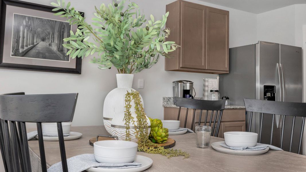 Representative furnished interior of a home built from the Kerry by D.R. Horton in Bailey Park, Fayetteville (Image 14).