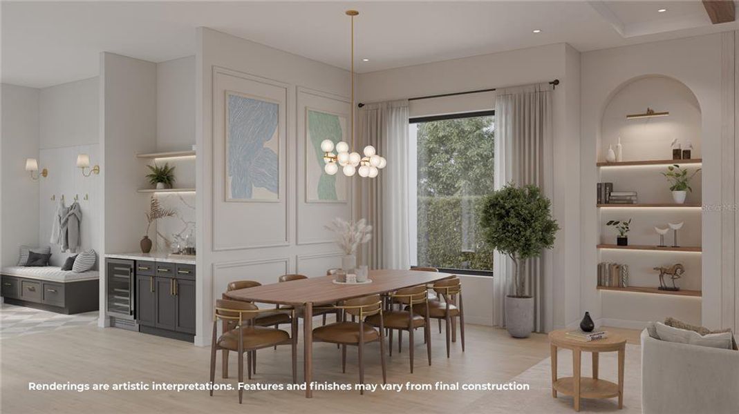 Furnished interior view inside a new home in , Winter Park (Image 7). Furnished interior view inside a new home in , Winter Park (Image 7).