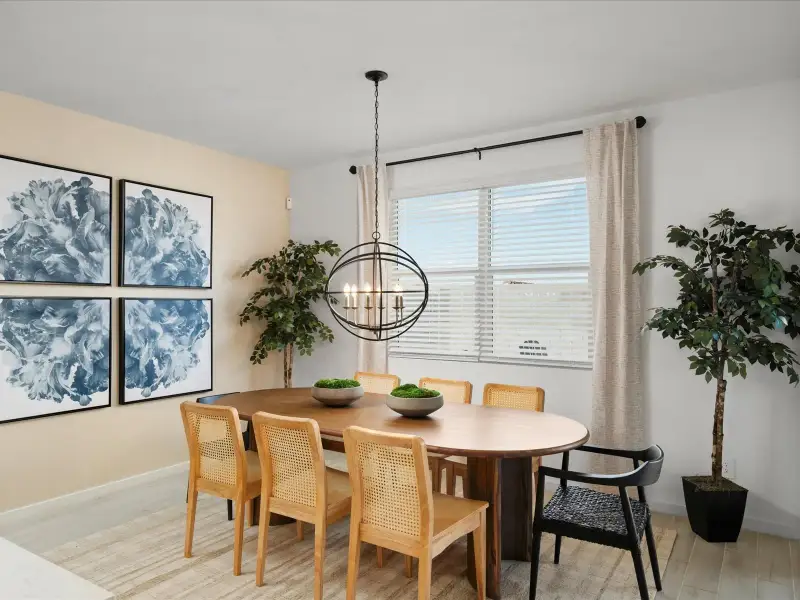 Furnished interior view inside a new home in Mountain View Estates Signature Series, Buckeye (Image 7).