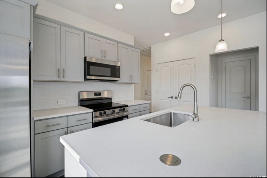 Furnished interior view inside a new home in , San Antonio (Image 10).
