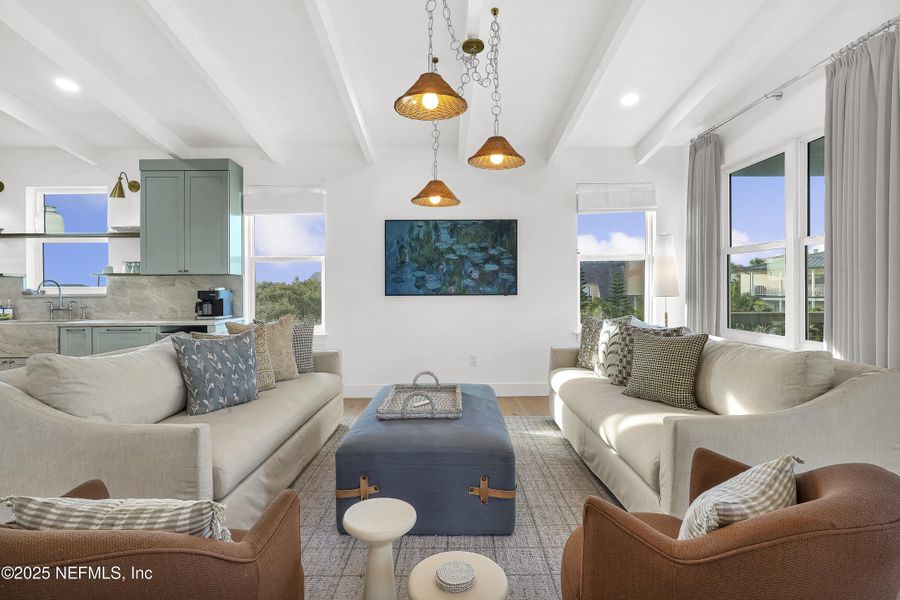 Furnished interior view inside a new home in , St. Augustine (Image 15).